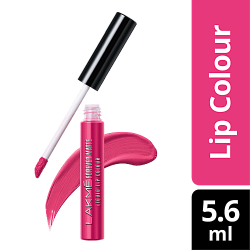 Lakme Forever Matte Liquid Lip Colour, 5.6 ml Pink Prom 