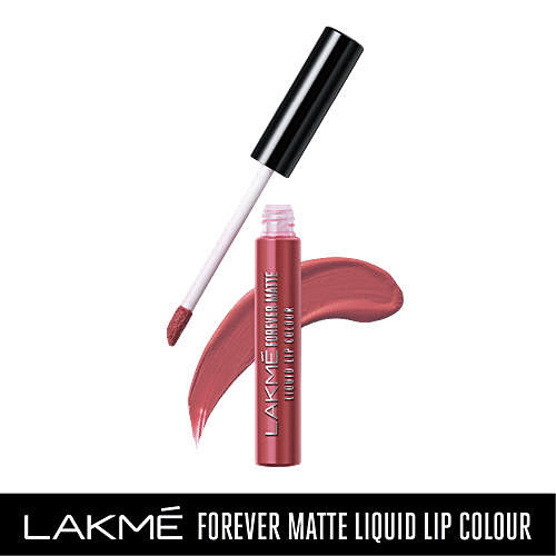 Lakme Forever Matte Liquid Lip Colour, 5.6 ml Pink Ballet 