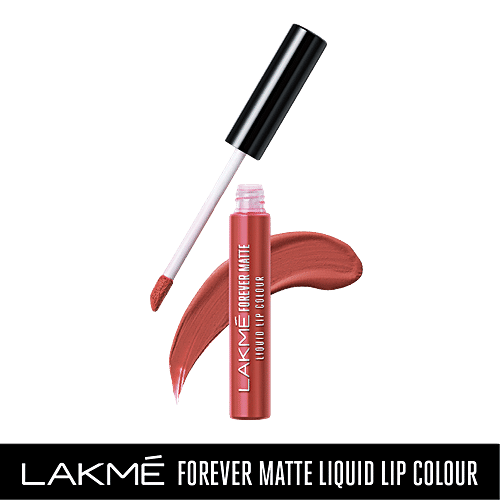 Lakme Forever Matte Liquid Lip Colour, 5.6 ml Coral Sense 