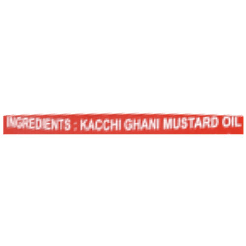 Bail Kolhu Kachi Ghani Mustard Oil, 1 L Bottle Zero Cholesterol