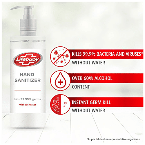 Lifebuoy Alcohol Based Hand Sanitizer, 500 ml  