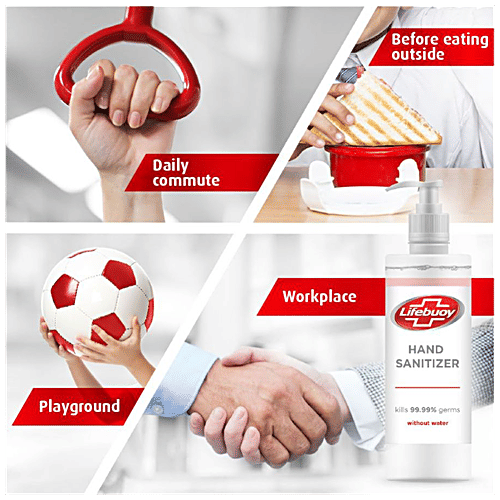 Lifebuoy Alcohol Based Hand Sanitizer, 500 ml  