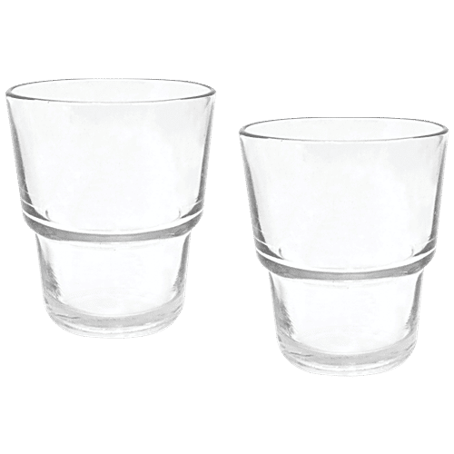 Glass Ideas  Juice, Water & Tea Set - 200 ML Each, 2 pcs  
