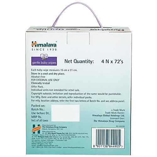 Buy Himalaya Gentle Baby Wipes Online at Best Price of Rs 503.50 bigbasket
