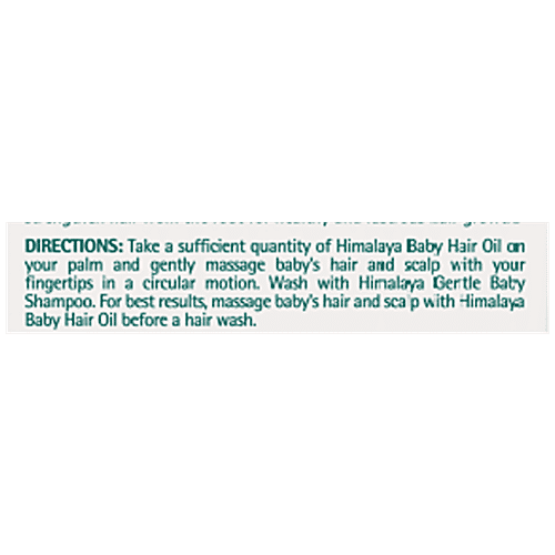 Himalaya Baby Hair Oil - With Coconut Oil, Amla & Methi, Paraben Free, 200 ml  Free from Parabens, Mineral Oil & Synthetic Colours