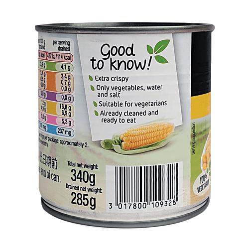 Daucy Extra Crisp Sweet Corn, 340 g  