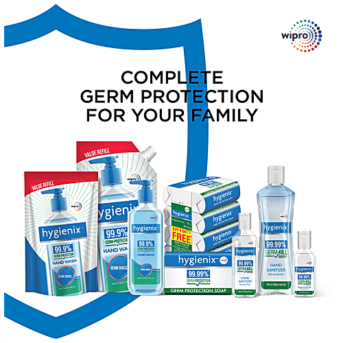 Hygienix Anti-Bacterial Hand Sanitizer - Alcohol Based, 99.99% Germ Kill without Water, 100 ml