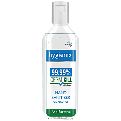 Hygienix Anti-Bacterial Hand Sanitizer - Alcohol Based, 99.99% Germ Kill without Water, 100 ml