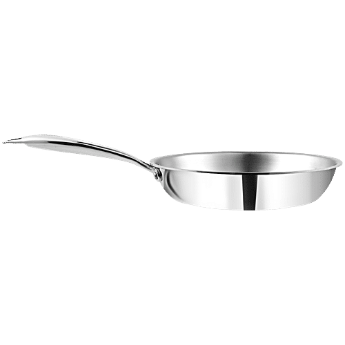 Buy Vinod Stainless Steel Fry Pan 3 Layer, Induction Base, Dishwasher