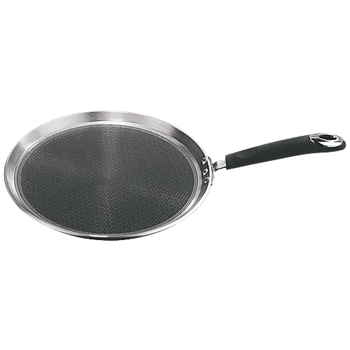 Buy Vinod Platinum Stainless Steel NonStick Flat/Dosa Tawa 3 Layer