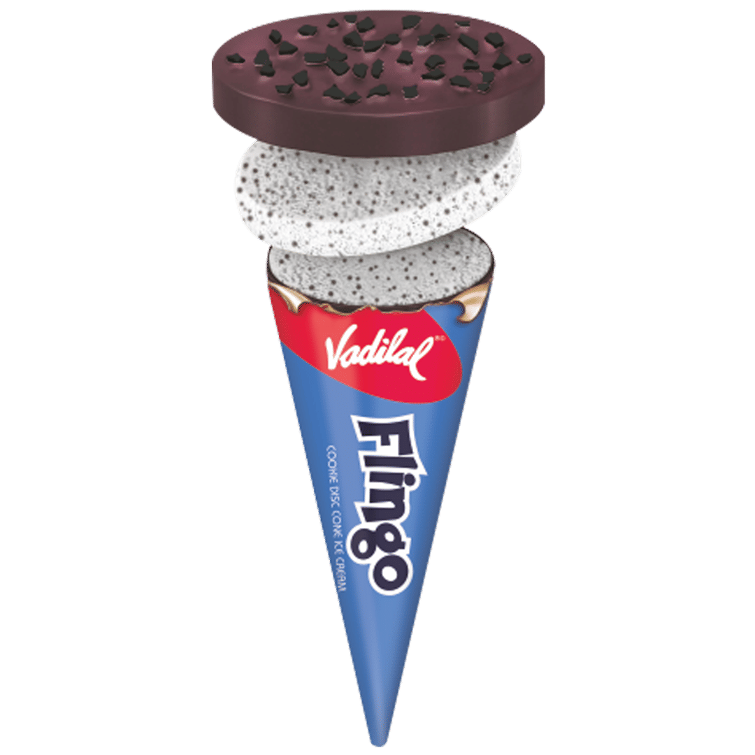 Buy VADILAL Flingo Cookie Disc Cone Ice Cream Online at Best Price of