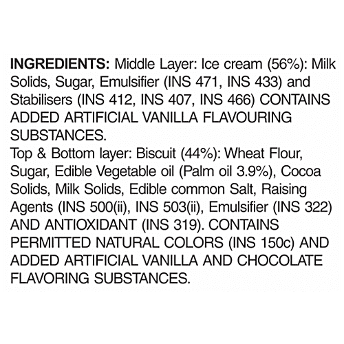 Vadilal Vanilla Ice Cream Sandwich, 80 ml  