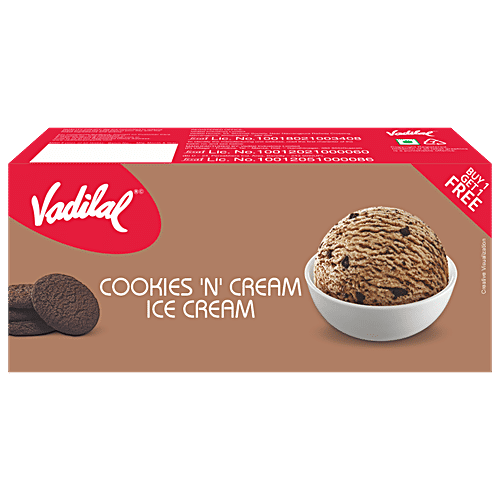Buy VADILAL Cookies 'N' Cream Ice Cream Online at Best Price of Rs 250