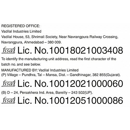 Vadilal Badam Carnival Ice Cream, 700 ml (Buy 1 Get 1 Free) 