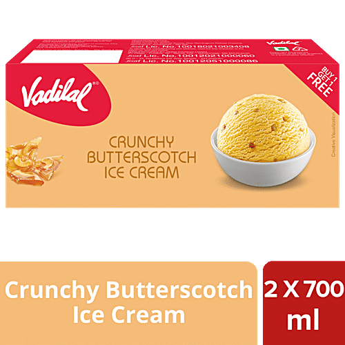 Buy VADILAL Crunchy Butterscotch Ice Cream Online at Best Price of Rs
