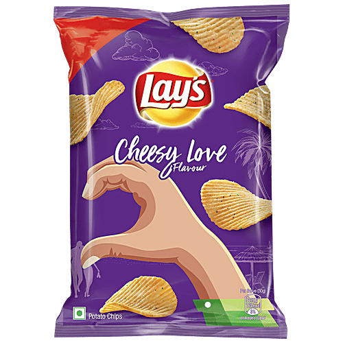 Lay's Potato Chips - Cheesy Love, 50 g  