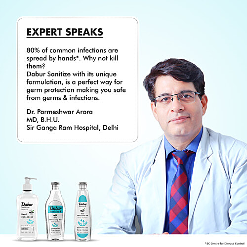 Dabur Sanitize Gamma - Hand Sanitizing Rub, 450 ml  