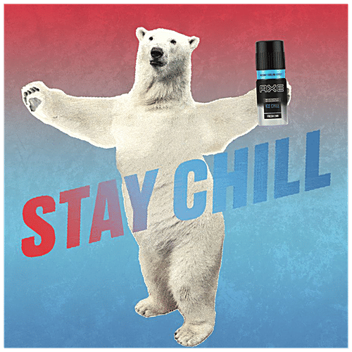 Axe Ice Chill Long Lasting Body Spray Deodorant For Men, 150 ml  