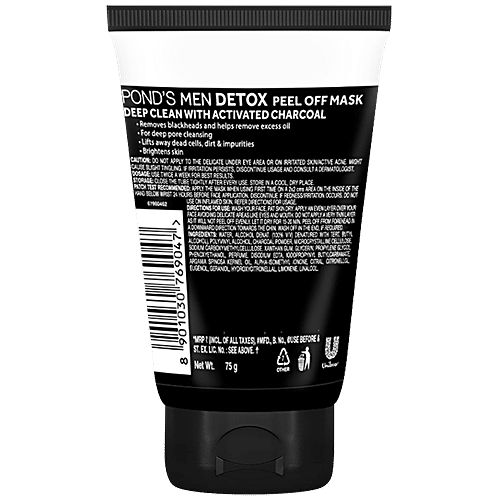 Buy Ponds Men Activated Charcoal Detox Peel Off Mask Online at Best