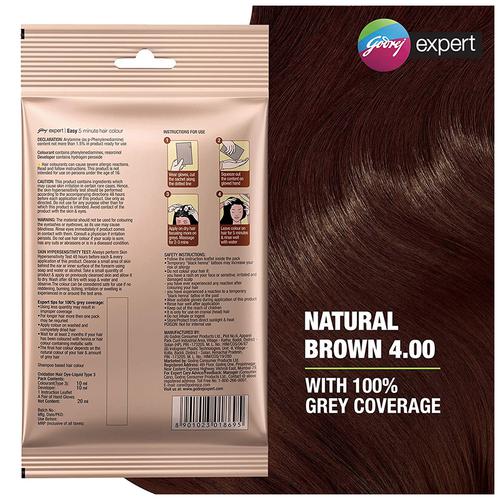 Buy Godrej Expert Easy 5 Minute Hair Colour - 100% Grey Coverage, Amla &  Shikakai Online at Best Price of Rs 108 - bigbasket