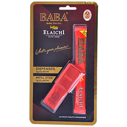 Baba Elaichi Silver Coated, 6 g Zero Sugar Added