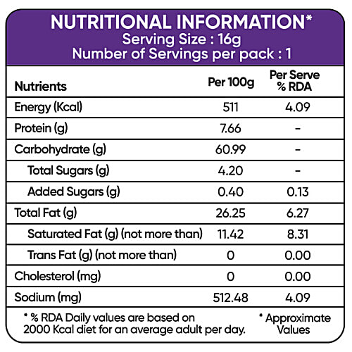Snack Factory Achari Mango Roasted Makhana, 11 g  
