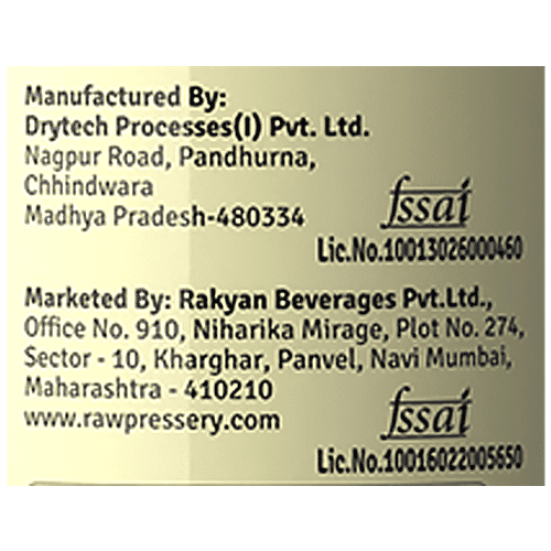 Raw Pressery Cold Extracted Juice - Aloe Vera Lemonade, 200 ml  