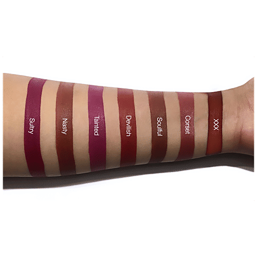 ColorBar Sinful Matte Lip Colour, 3.5 g Devilish