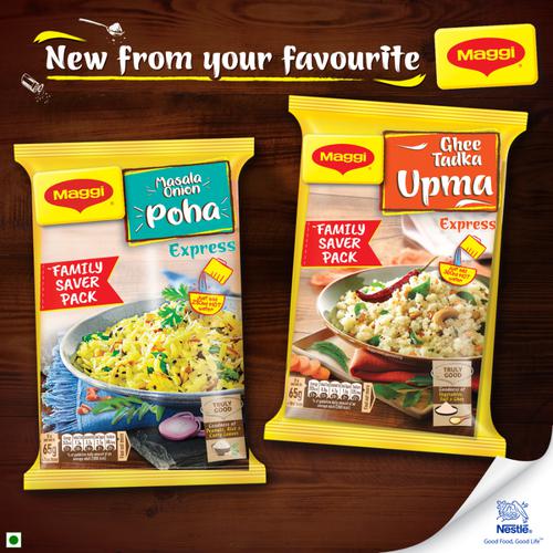 Buy MAGGI Ghee Tadka Upma Express - Family Saver Pack, Ready To Eat