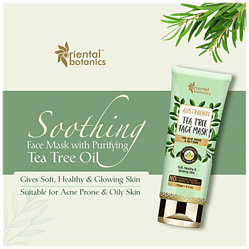 Oriental Botanics Australian Tea Tree Anti Acne Face Mask, 100 g