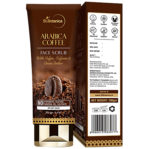 Buy StBotanica Arabica Coffee Face Scrub Online at Best Price of Rs 349
