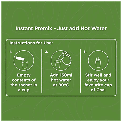 Chaayos Instant Tea Premix - Masala, Regular Sugar, 330 g (15 Sachet x 22 g each) 