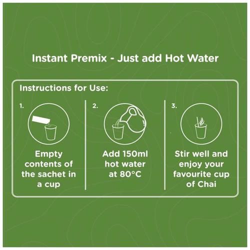 Chaayos Instant Tea Premix - Masala, Regular Sugar, 330 g (15 Sachet x 22 g each) Natural Flavours