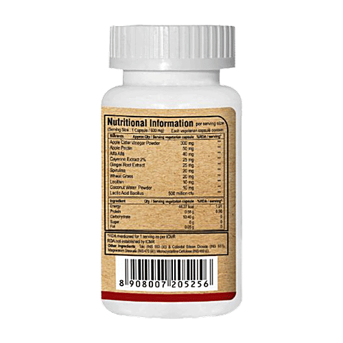 Buy Pure Nutrition Apple Cider Vinegar Plus Capsules Prebiotic Apple