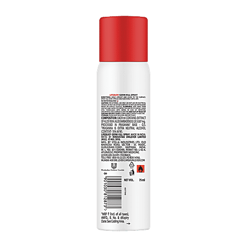 Buy Lifebuoy Antibacterial Germ Kill Spray Safe On Skin, Safe On Surfaces, No Gas Online at