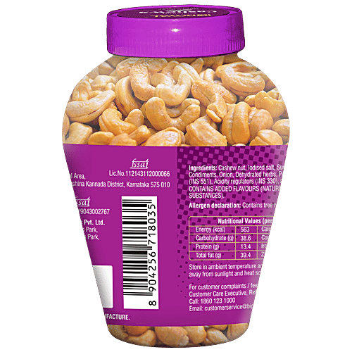 bb Royal Flavoured Cashew/Kajus - Creamy Onion, 250 g  