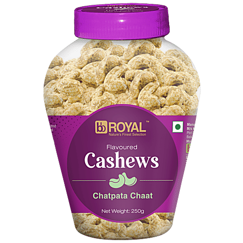 bb Royal Flavoured Cashew/Kajus - Chatpat Chaat, 250 g  