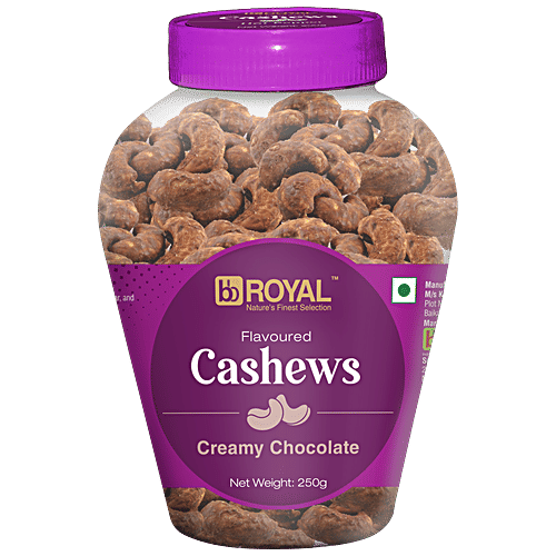 bb Royal Flavoured Cashew/Kajus - Creamy Chocolate, 250 g  