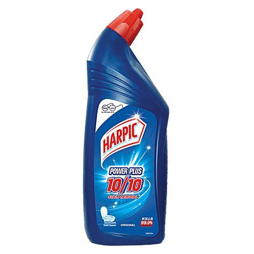 Harpic Power Plus Toilet Cleaner - Original, 900 ml  Kills 99.9% of Germs
