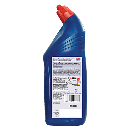 Harpic Power Plus Toilet Cleaner - Original, 900 ml  Kills 99.9% of Germs