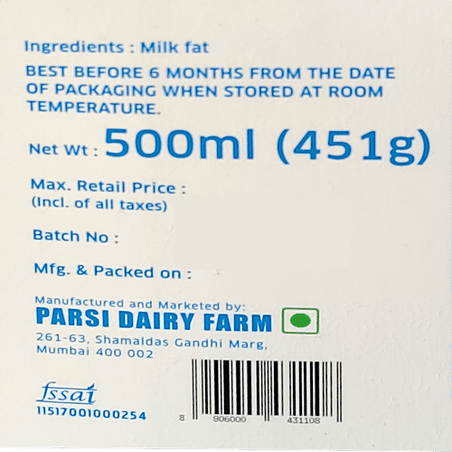 Buy Parsi Dairy Farm A2 Cow Ghee Online at Best Price of Rs 1850
