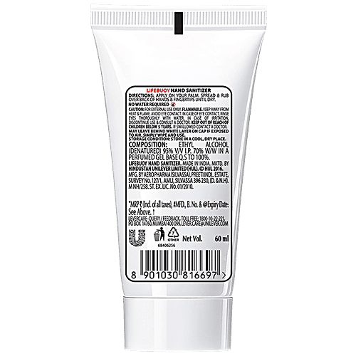 Lifebuoy Hand Sanitizer, 60 ml  