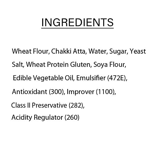 Moreish  Sandwich Atta Bread, 200 g  No Colour Added