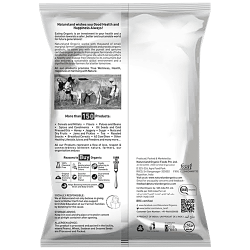 Buy Natureland Organics Whole Wheat Flour Online at Best Price of Rs 50
