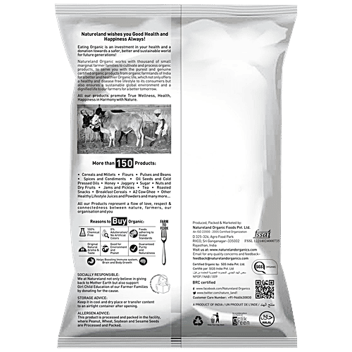 Natureland Organics Biryani Basamti Rice/Akki, 1 kg Chemical Free, No Artificial Colours