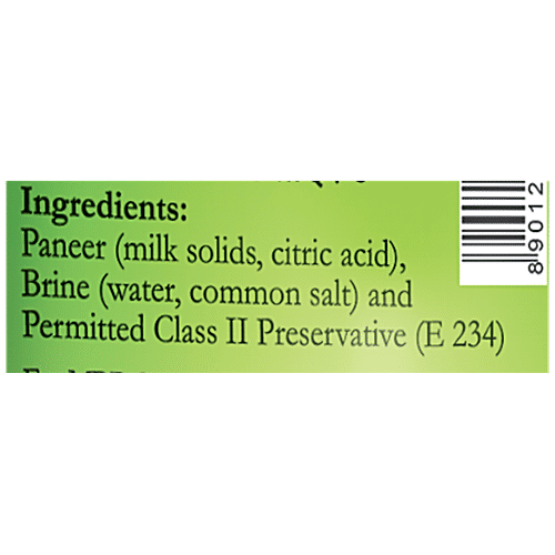 Amul Malai Paneer - Sterlised, 210 g Tin Can 