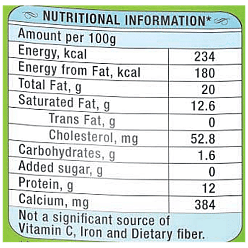 Amul Malai Paneer - Sterlised, 210 g Tin Can 
