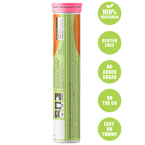 Chicnutrix Super C - Amla Extract & Zinc, Orange Flavour, 20 Tablets  