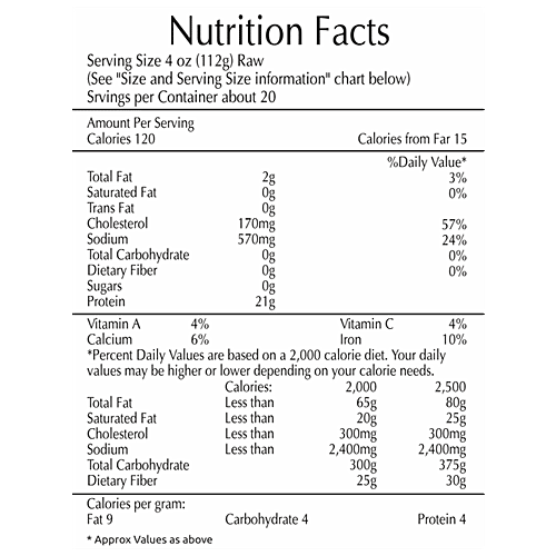 Ocean Jumbo Prawns - Peeled & Cleaned, 500 g  