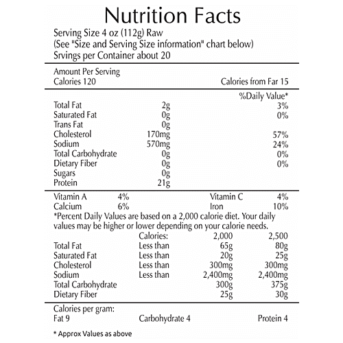 Ocean Small Prawns - Peeled & Cleaned, 1 Kg  
